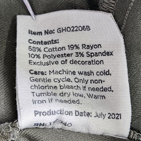 Matilda Jane Good Hart Pants Womens 10 Green Camo Denham Skinny Ankle Stretch - Picture 8 of 13